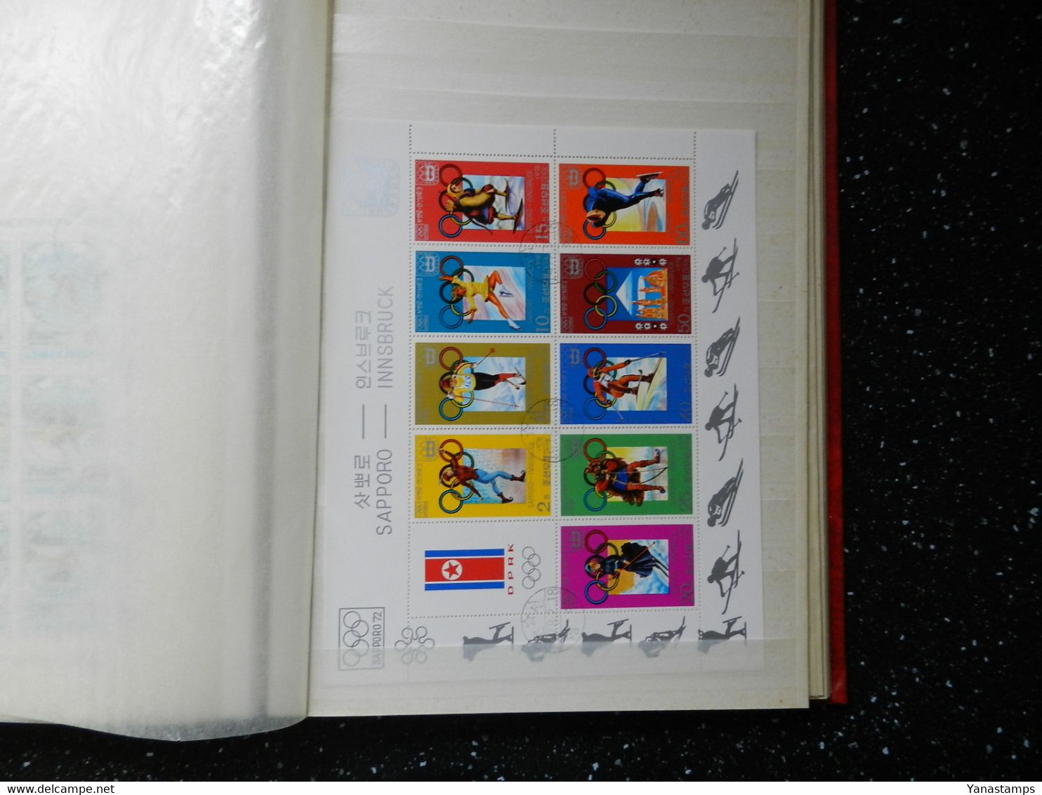 Wintersports/Olympics : stockbook full of stamps with 120+ blocks/sheetlets, CHEAP !!!