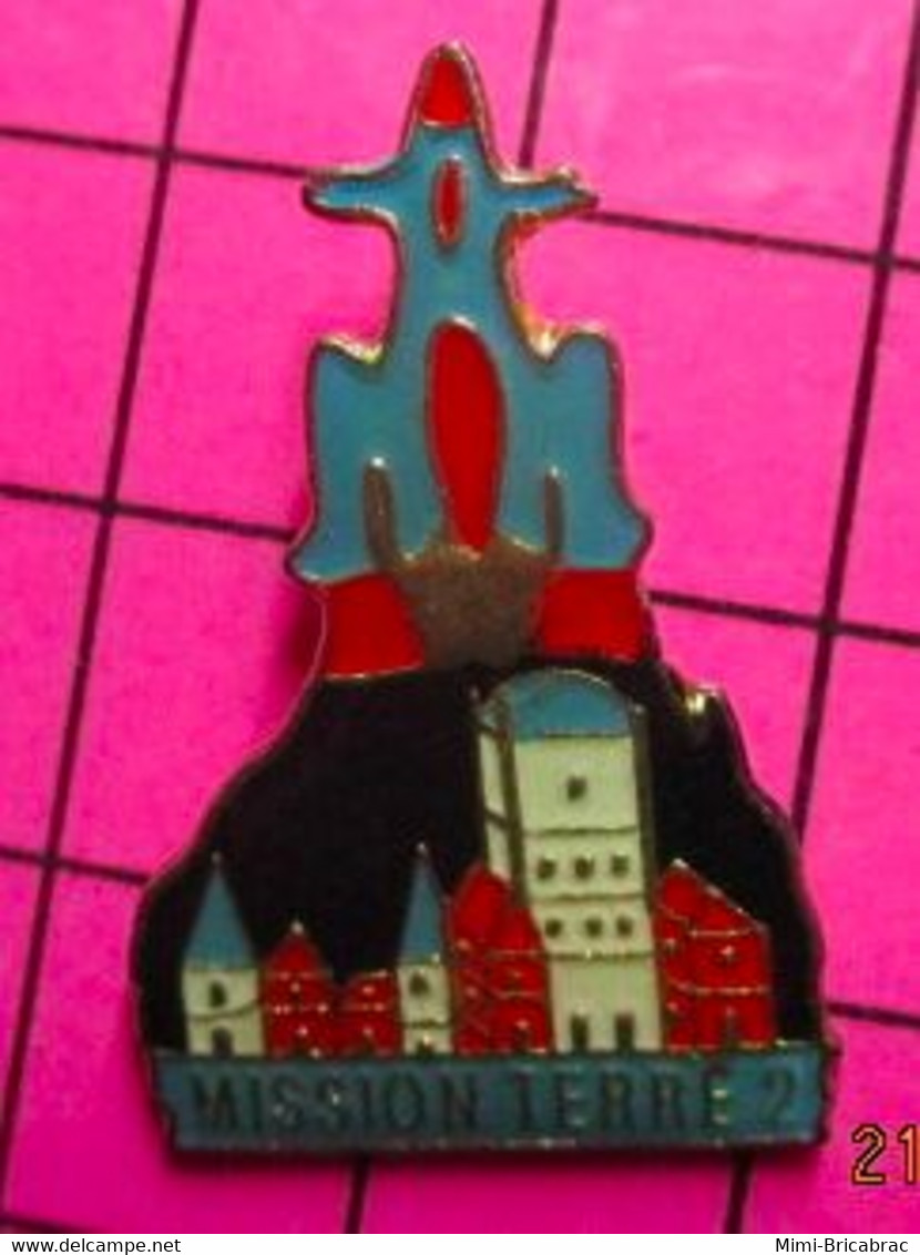 915B Pin's Pins / Beau Et Rare / THEME : AUTRES / ROMAN DE SF RON HUBBARD MISSION TERRE 2 PRESSES-POCKET - Other & Unclassified