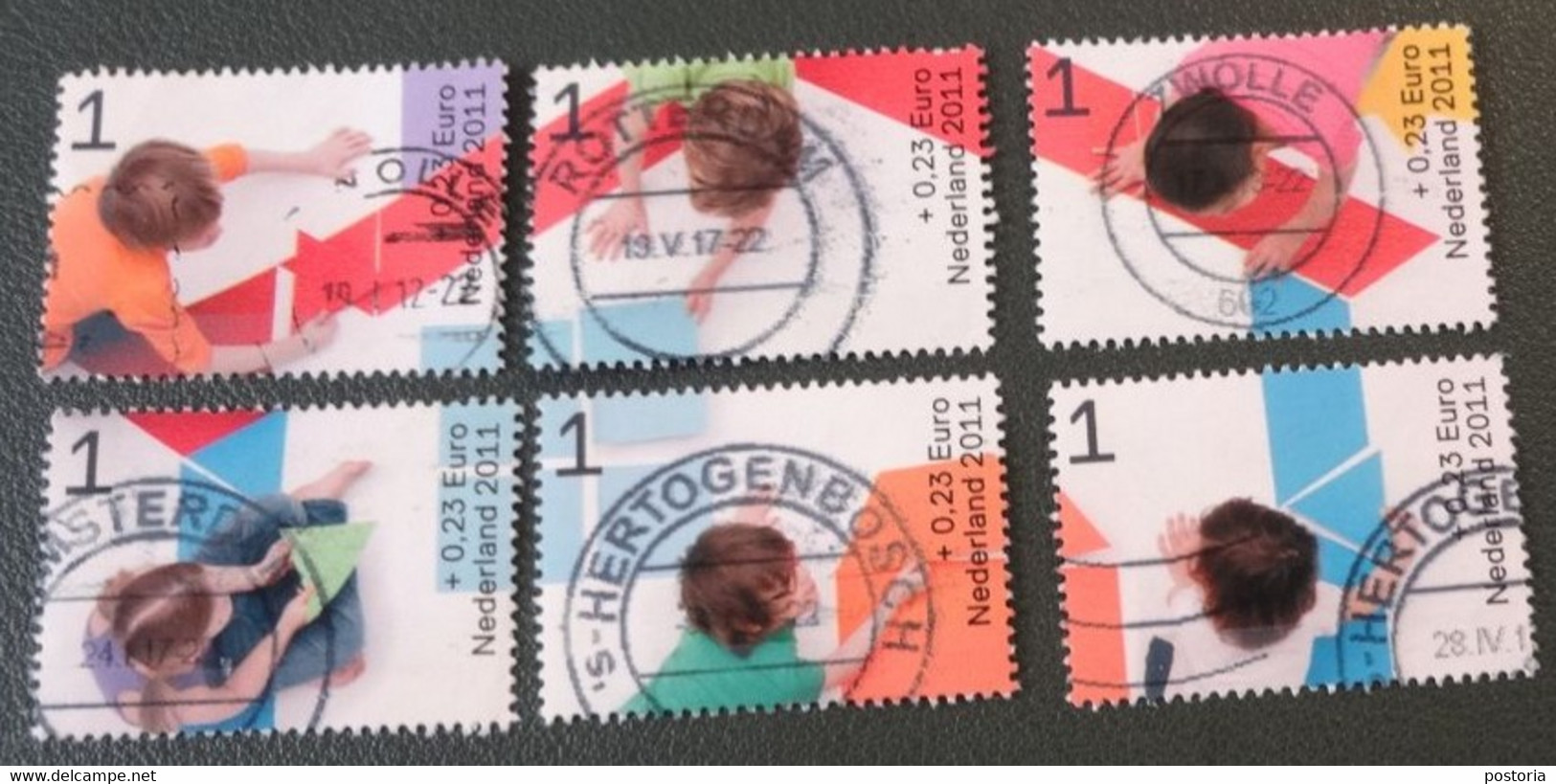 Nederland - NVPH - 2886a T/m2886f  - 2011 - Gebruikt - Cancelled -  Kinderzegels - Complete Serie - Used Stamps