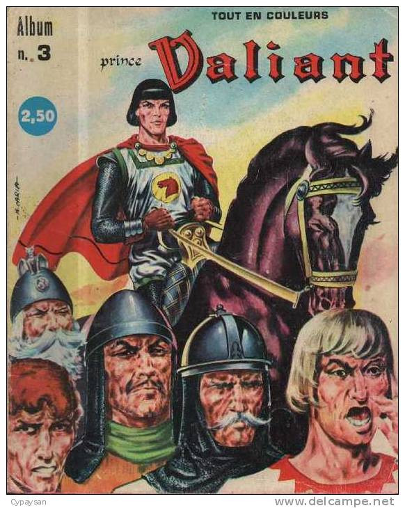 PRINCE VALIANT ALBUM 3 ( 7 8 9 ) BE SAGEDITION 06-1966 - Prince Valiant