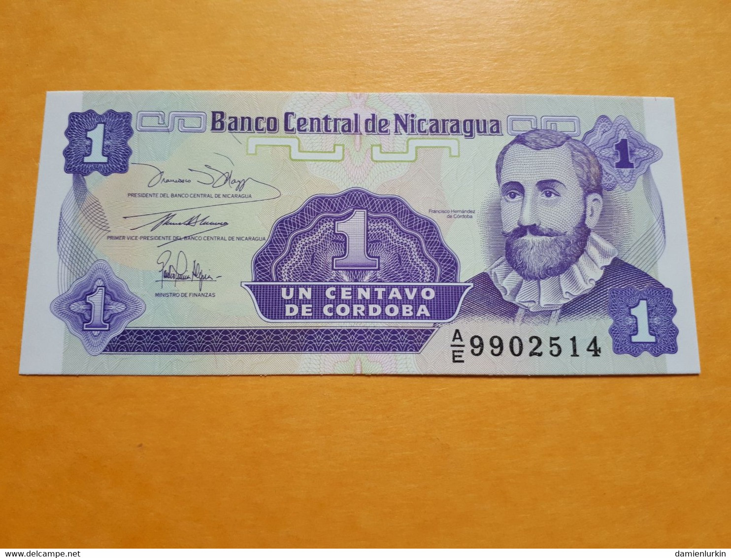 NICARAGUA 1 CENTAVO 1991 UNC P-167 - Nicaragua