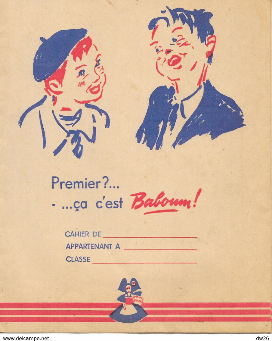 Protège Cahier Publicité L'Alsacienne (24 Petit-exquis) Premier, ça C'est Baboum (jeu) - Book Covers