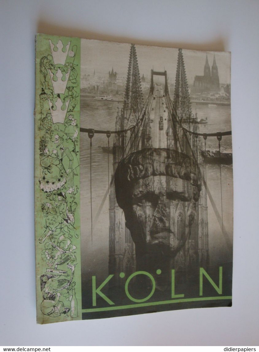 KOLN. Cologne,guide Touristique Traduit En Trois Langues(F,D GB)1937,belles Illustrations - Köln