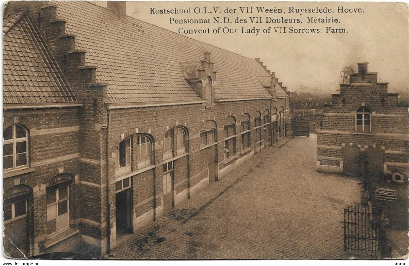 Ruiselede - Ruysselede   *  Kostschool O.L.V. Der VII Weeën - Hoeve - Métairie - Ruiselede