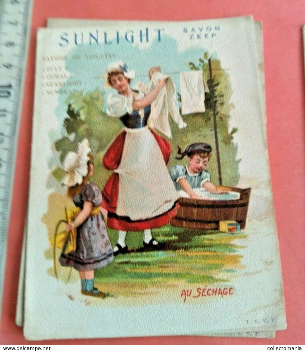 6 Cards Sunlight Zeep Savon De Toilette Zulu Coral Starlight Sunbeam Fer à Repasser - Otros & Sin Clasificación