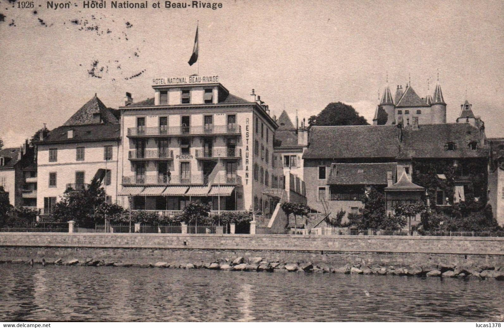 NYON / HOTEL NATIONAL ET BEAU RIVAGE - Nyon