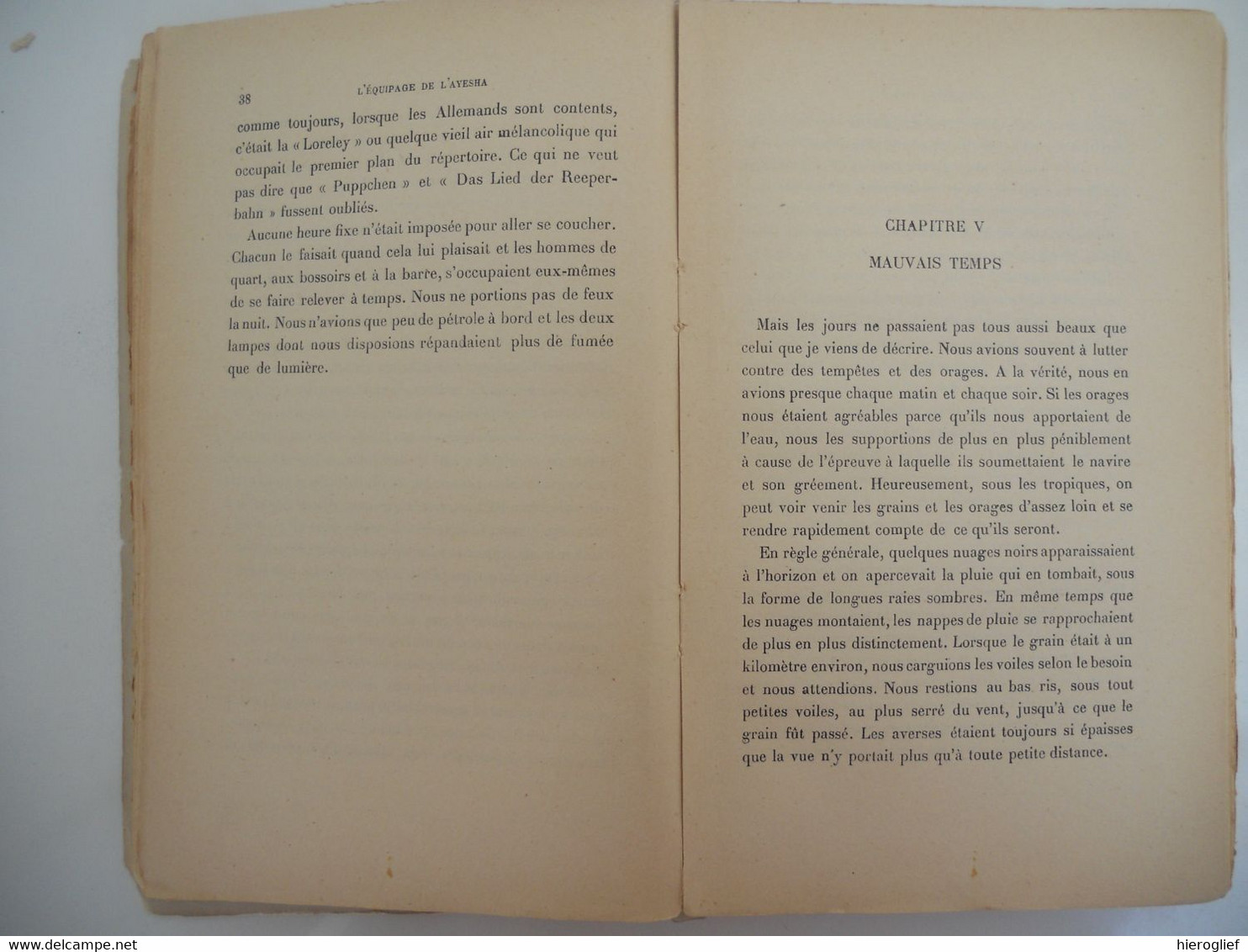 L'EQUIPAGE DE L'AYESHA  Aventures Des Rescapés De L'Emden Par Lieutenant De Vaisseau BH. Von Mücke  1929 - War 1914-18