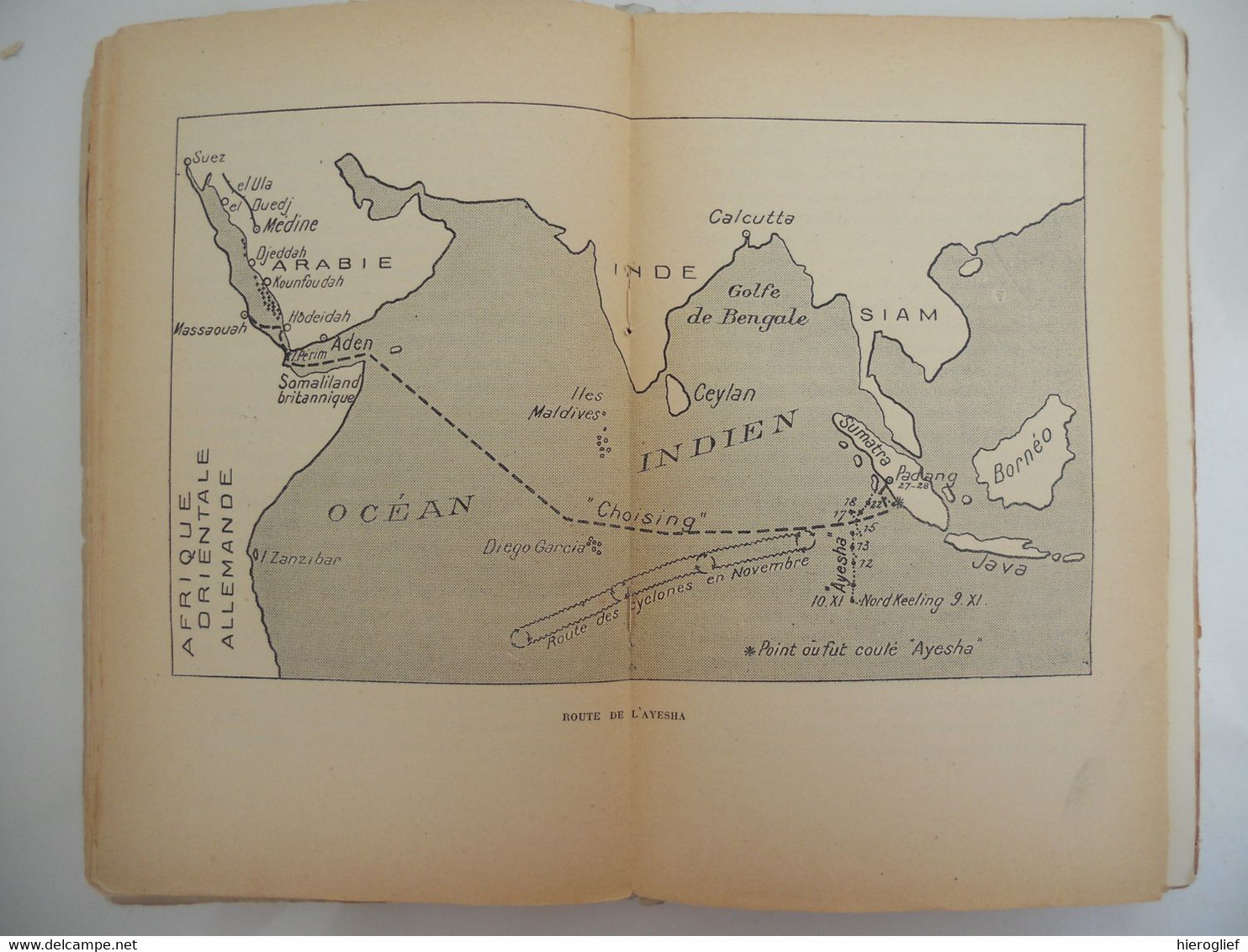 L'EQUIPAGE DE L'AYESHA  Aventures Des Rescapés De L'Emden Par Lieutenant De Vaisseau BH. Von Mücke  1929 - Guerre 1914-18