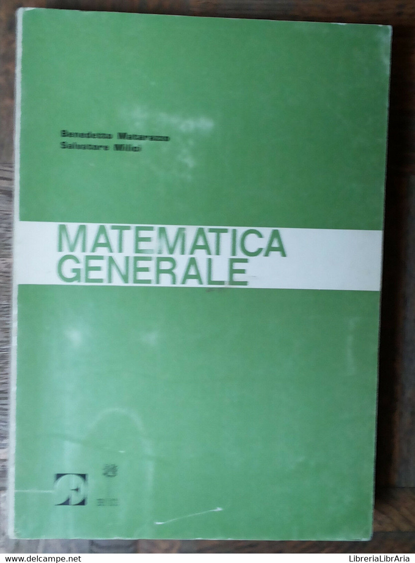 Matematica Generale - Matarazzo, Milici - Tringale - I.l.a. Palma,1979 - R - Jugend