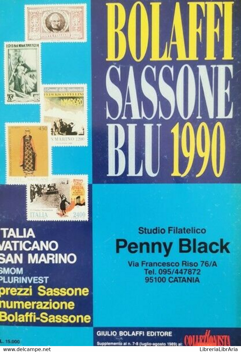Bolaffi Sassone Blu 1990 - ER - Colecciones