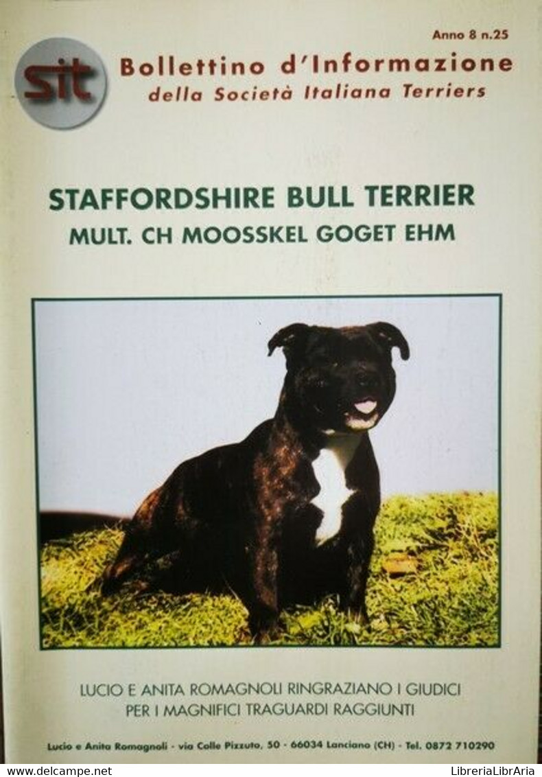 Staffordshire Bull Terrier. Bollettino Di Informazione Anno 8 N. 23 - ER - Naturaleza