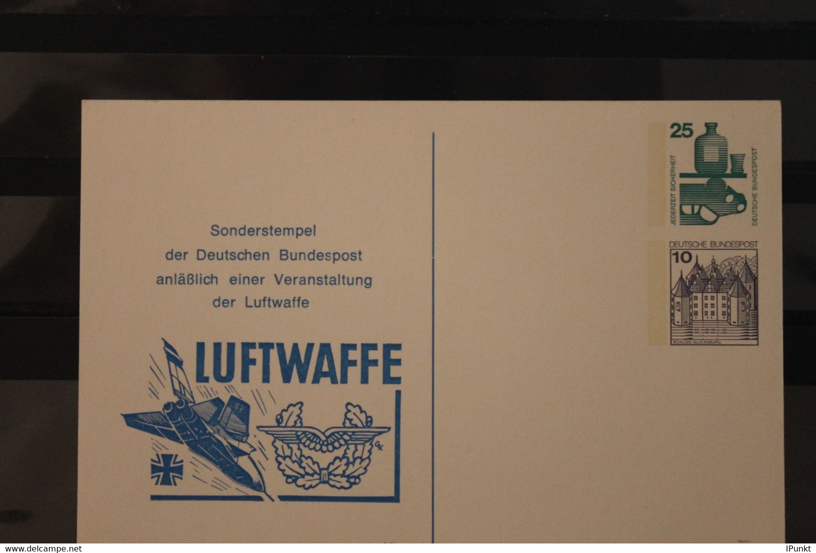 Bundeswehr - Luftwaffe; Wertstempel BUS 10 Pf Und UV 25 Pf., Ungebraucht - Cartes Postales Privées - Neuves