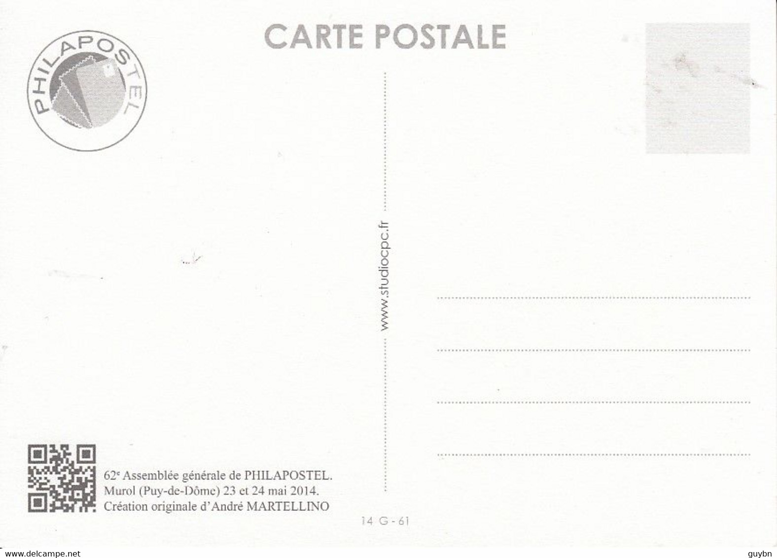 < Lisa Vignette Affranchissement Philapostel 2014 Sur Enveloppe Commémorative .. Chouette Aigle Château Murol .. TTB - 1988 Type « Comète »