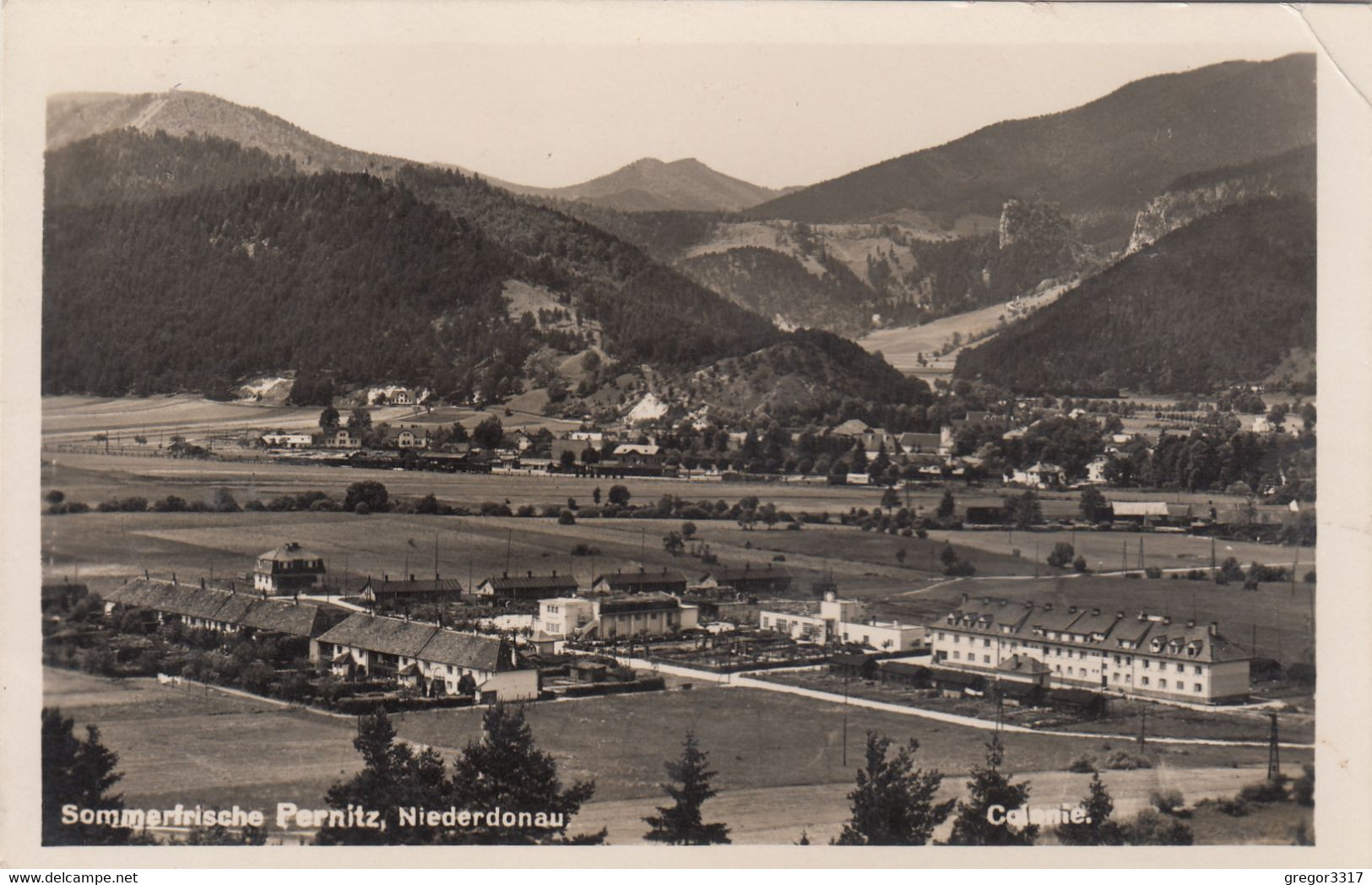 A1011) Sommerfrische PERNITZ - Niederdonau - HAUS DETAILS - Alt !! Straße Mit Häusern TOP Feldpost 18.11.1942 - Pernitz