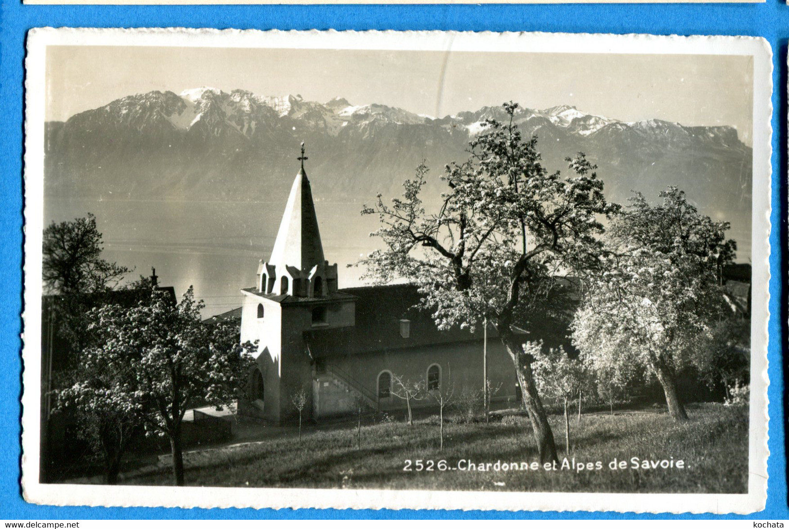 PRO137, Chardonne Près Vevey Et Les Alpes De Savoie, 2526, Circulée 1941 - Chardonne