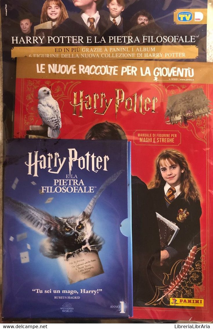 Harry Potter E La Pietra Filosofale DVD+Album Figurine Harry Potter - Science-Fiction & Fantasy