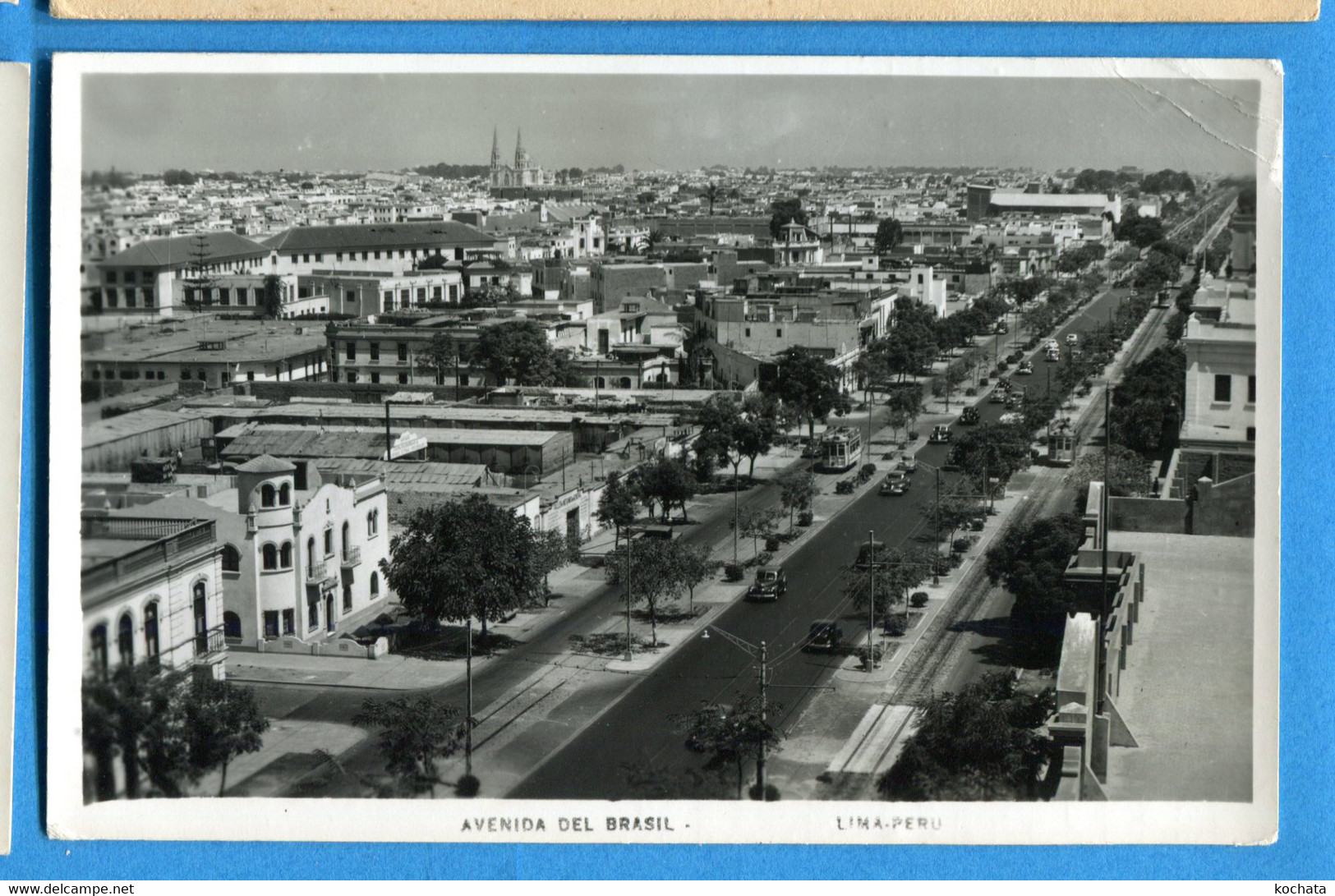 PRO144, Lima, Péru, Avenida Del Brasil, Circulée 1929 - Perù