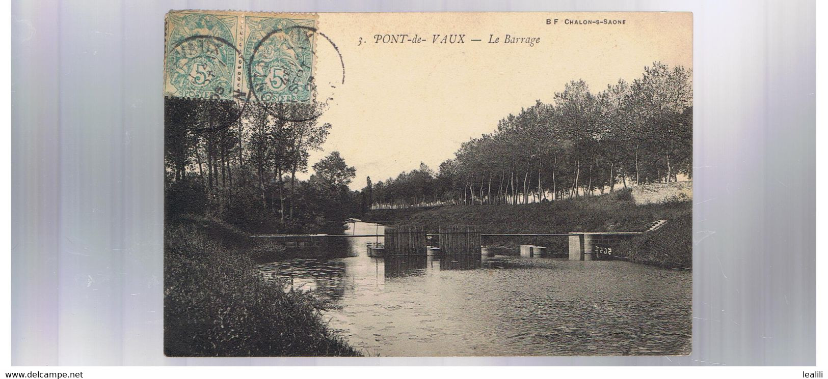 PONT DE VAUX * LE BARRAGE * - Pont-de-Vaux