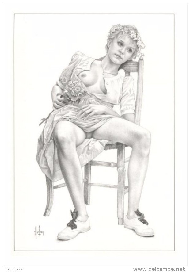 Aslan - Carte Postale érotique - Sexy Nude Nº 22 Tatiana, Limited Edition - Size: 15x10 Cm. Aprox. - Aslan