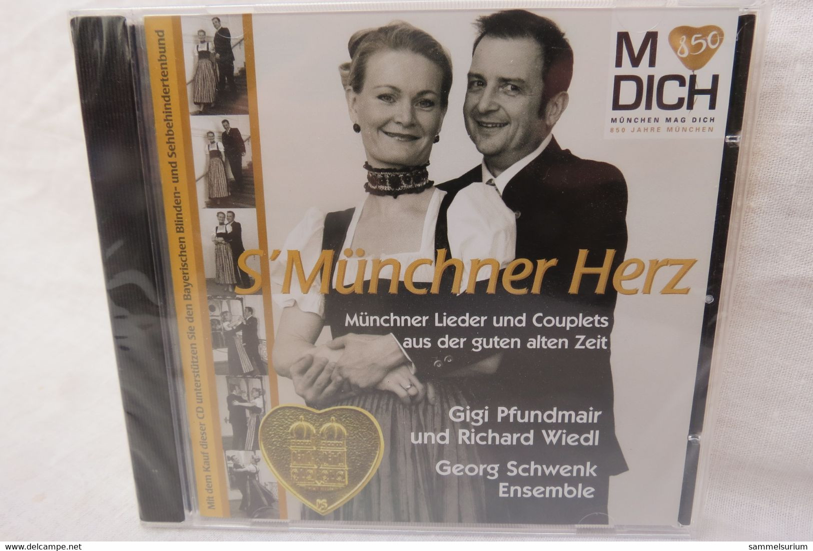 CD "S'Münchner Herz" Münchner Lieder Und Couplets Aus Der Guten Alten Zeit (neu Und Original Eingeschweißt) - Other - German Music