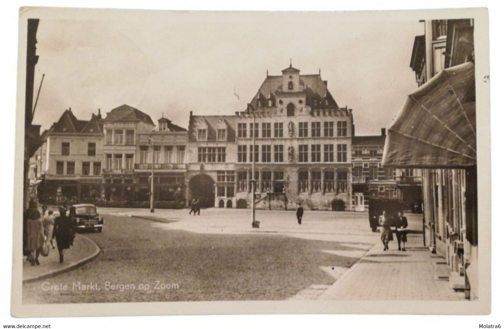 #641 - Grote Markt, Bergen Op Zoom 1949 (NB) - Bergen Op Zoom