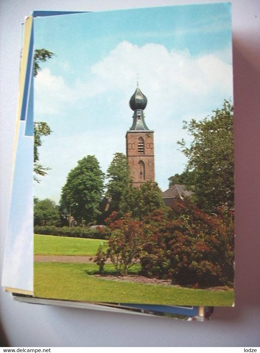 Nederland Holland Pays Bas Dwingeloo Met Nederlands Hervormde Kerk En Omgeving - Dwingeloo