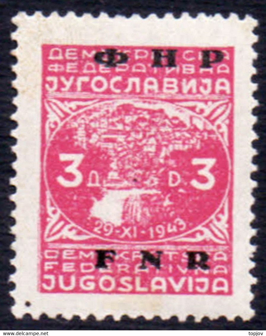 JUGOSLAVIA - ERRORS  OVPT - JAJCE  FNR - **MNH - 1919 - Imperforates, Proofs & Errors