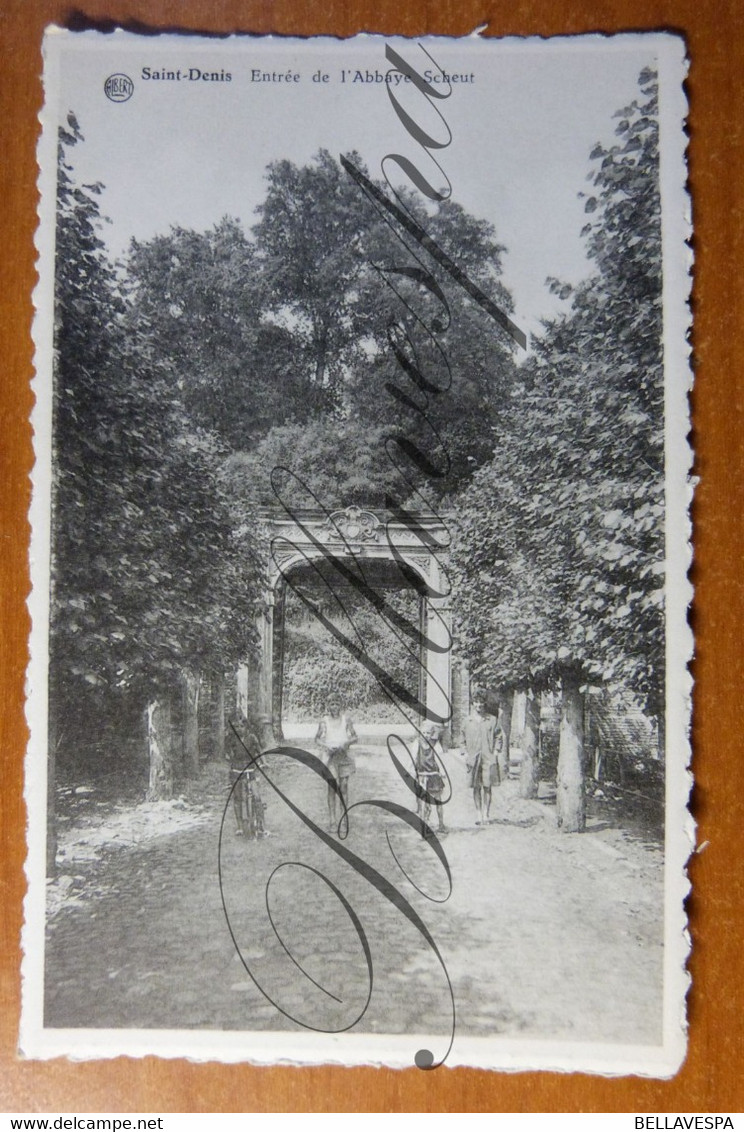 Saint Denis. Entrée De L'Abbaye Scheut . - Mons