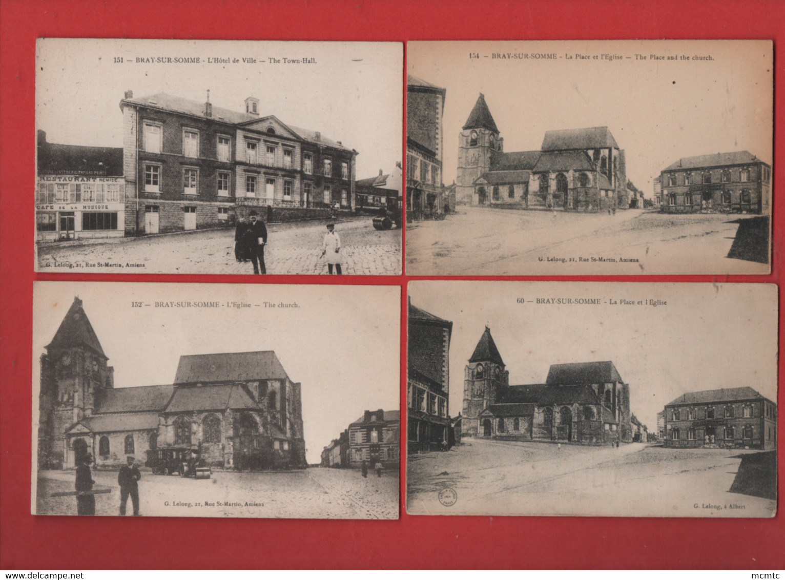 10 CPA -  Bray Sur Somme  -( Somme ) - Bray Sur Somme