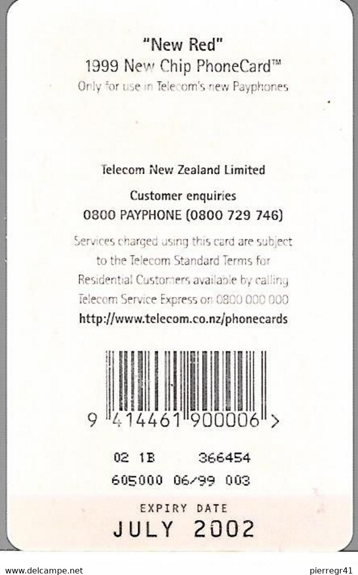 CARTE-PUCE-$5 -06/1999-NOUVELLE ZELANDE-NEW CHIP- BE- - Neuseeland