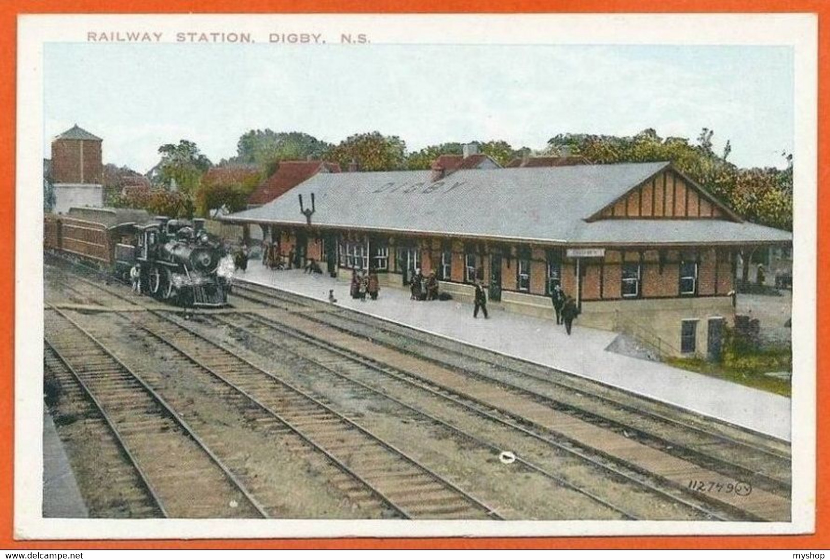 CANADA 002, *  DIGBY N.S. RAILWAY STATION * - Stations With Trains