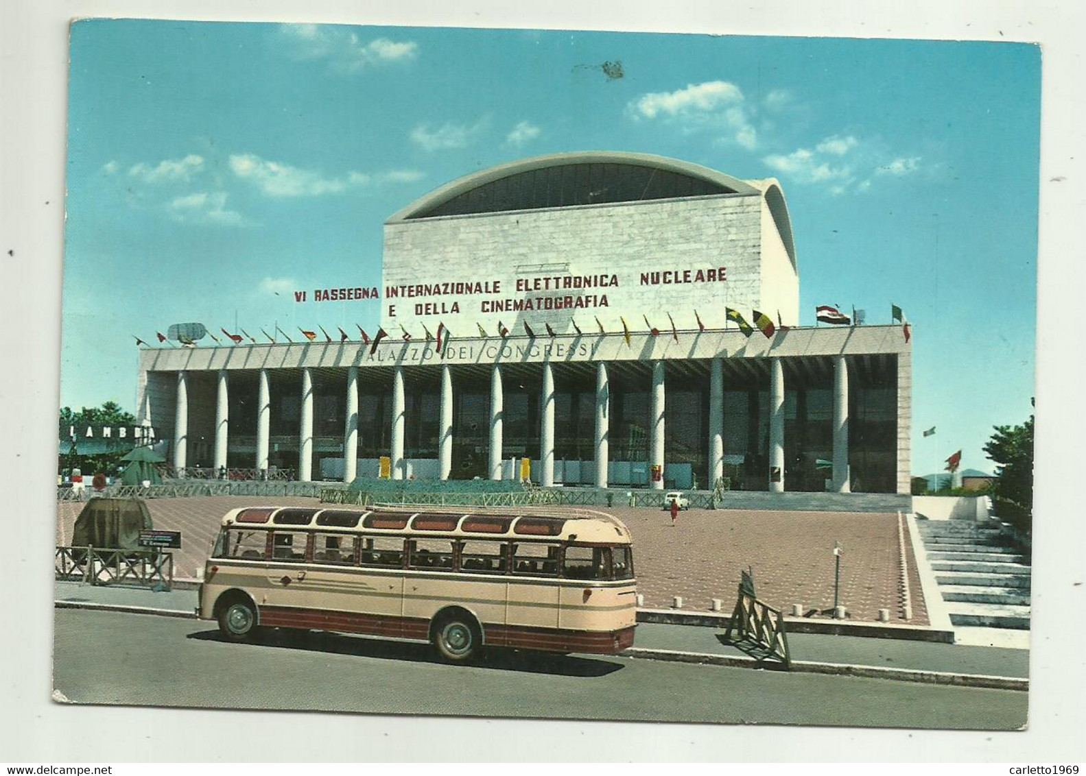 ROMA - E.U.R. IL PALAZZO DEI CONGRESSI  - VIAGGIATA   FG - Exposiciones