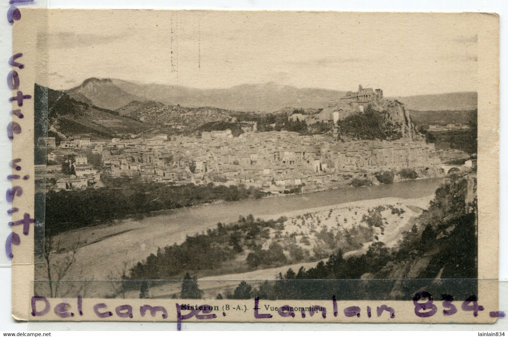 -  SISTERON - (B.-A. ), Vue Panoramique, Cliché Peu Courant, Non écrite, Photo Tardy,  Coins Ok, TBE, Scans. - Sisteron