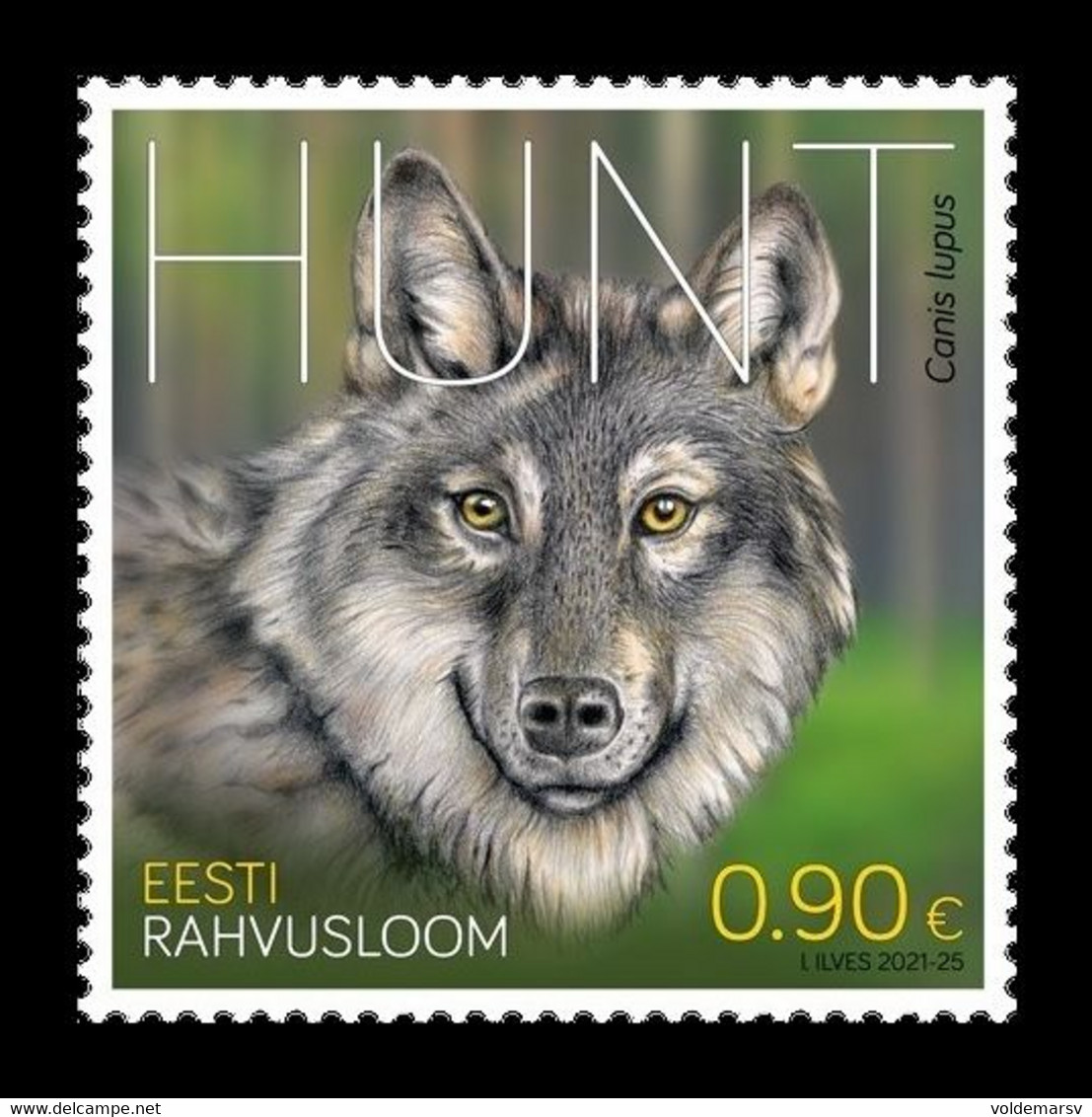Estonia 2021 Mih. 1027 Fauna. Wolf MNH ** - Estland