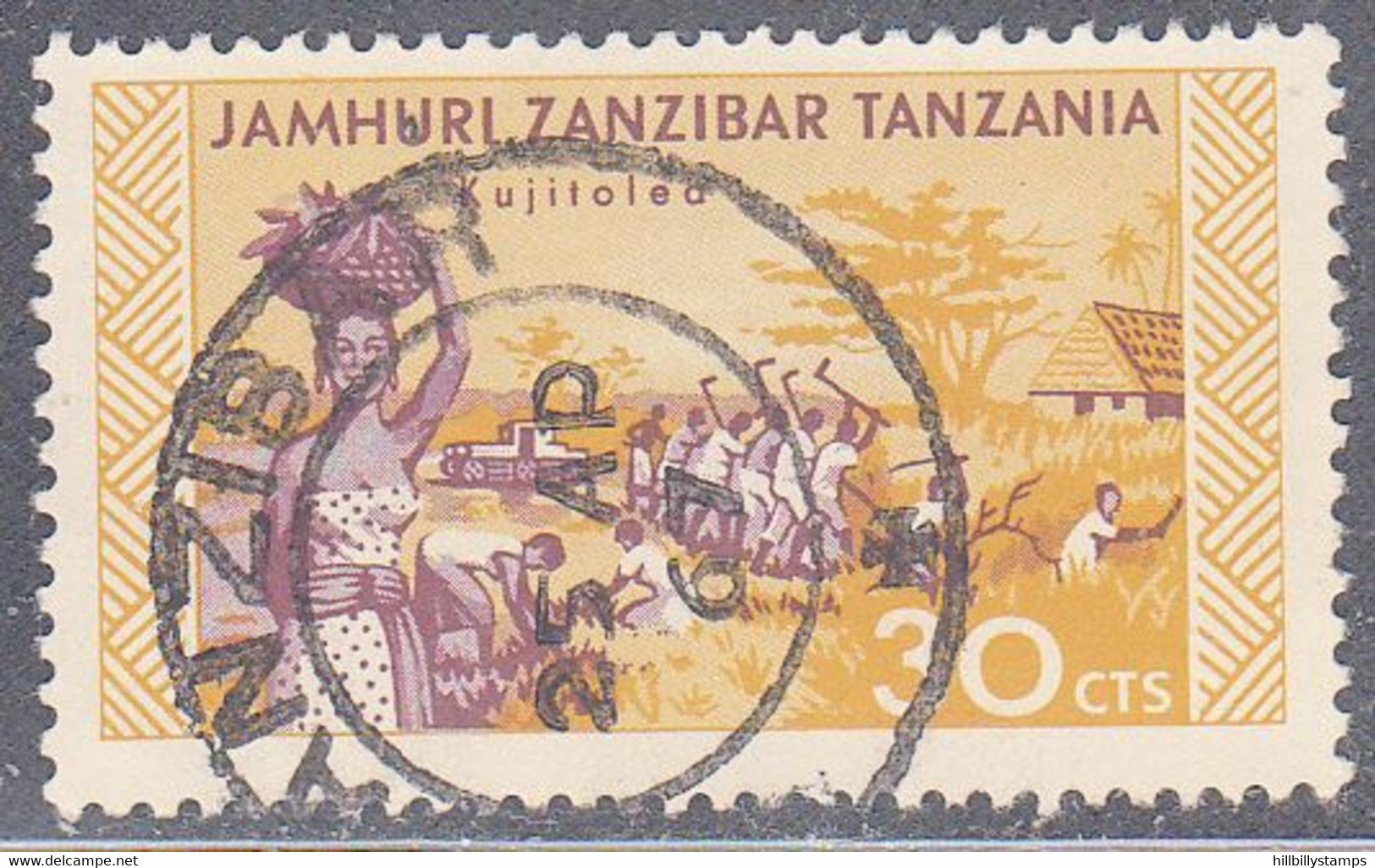 ZANZIBAR    SCOTT NO 340    USED    YEAR  1966 - Zanzibar (1963-1968)