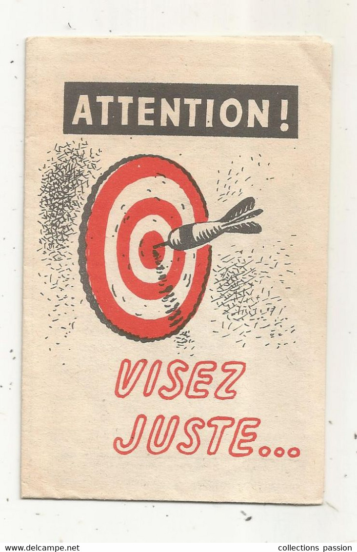 Publicité , MODES ET TRAVAUX , Attention ! Visez Juste...10 Pages , Poupée Françoise ,poupon Michel, Frais Fr 1.65 E - Advertising