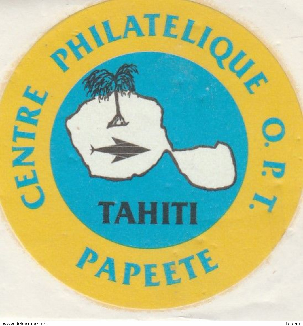 Club Philatélique    Vignette Autocollante   TAHITI                          SYMPA - Tahití