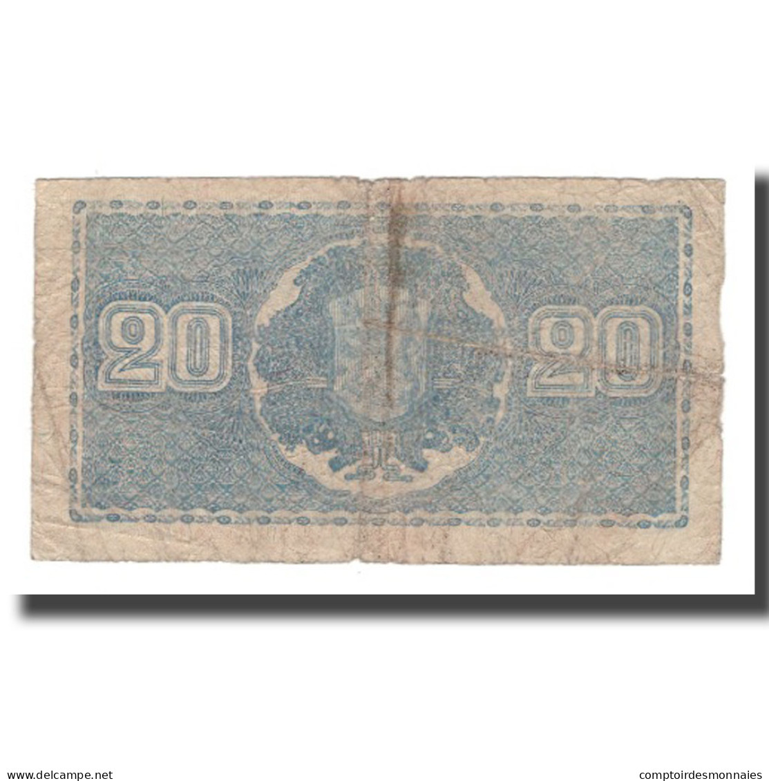 Billet, Finlande, 20 Markkaa, 1945 (1948), KM:86, B - Finlande