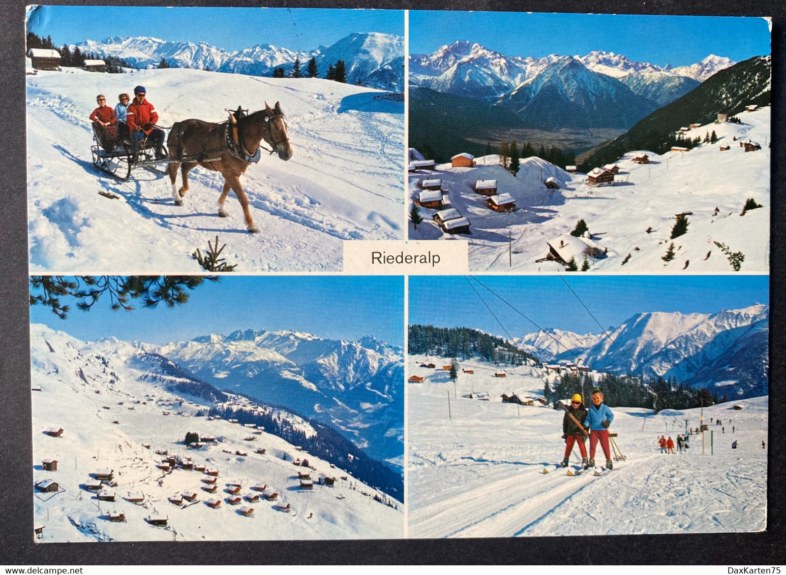 Riederalp 4 Ansichten Im Winter/ Zustand Beachten - Riederalp