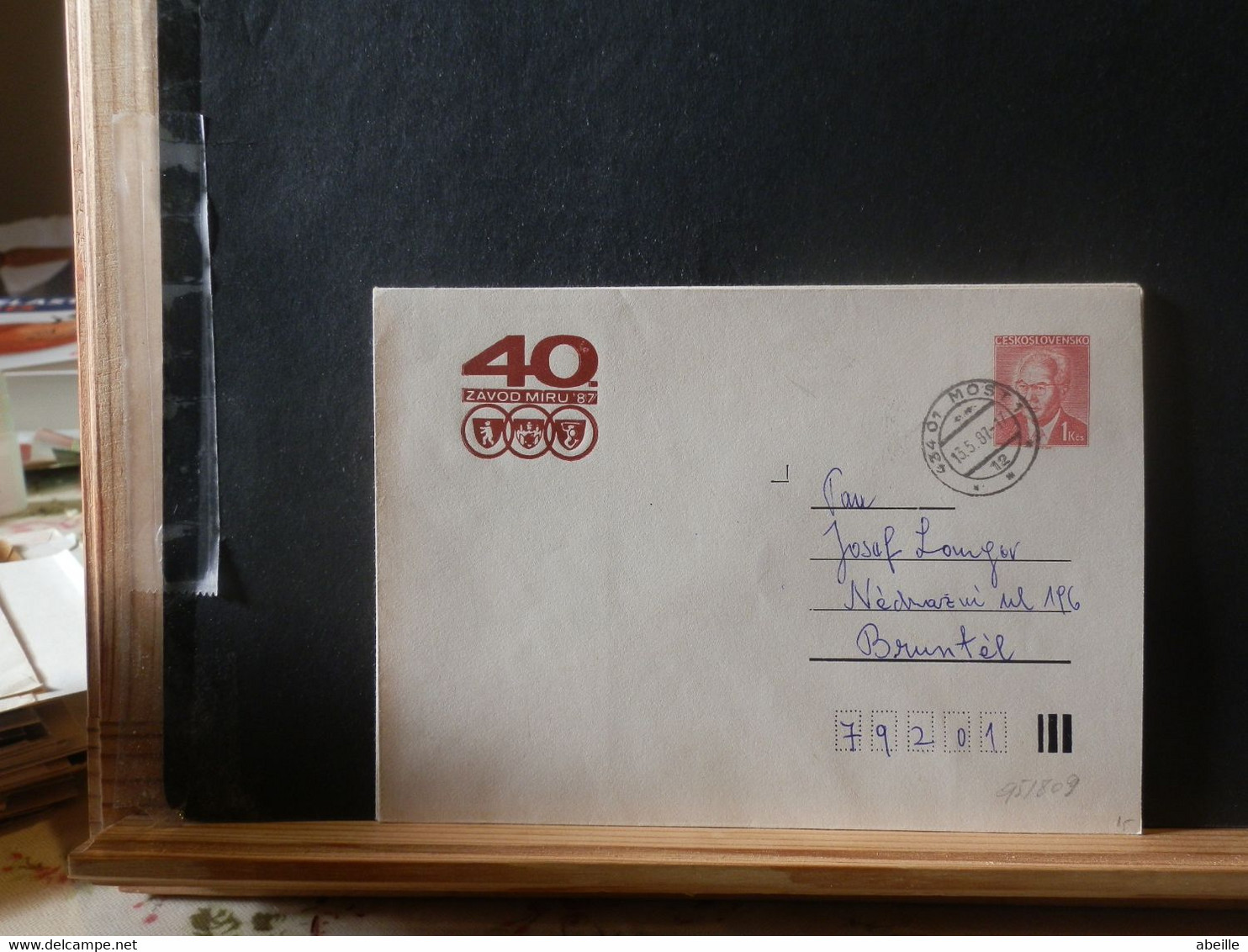 965/806/10  5 ENVELOPPES CESKOSL. - Omslagen