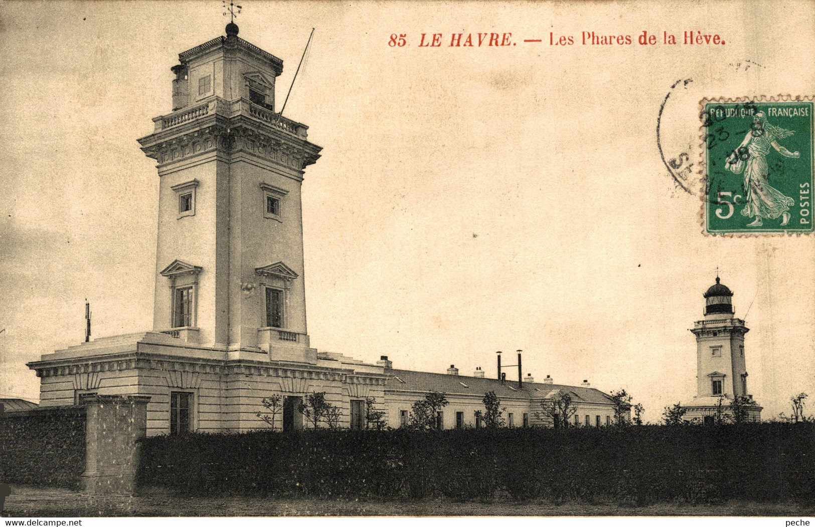 N°86604 -cpa Le Havre -les Phares De La Hève - Lighthouses