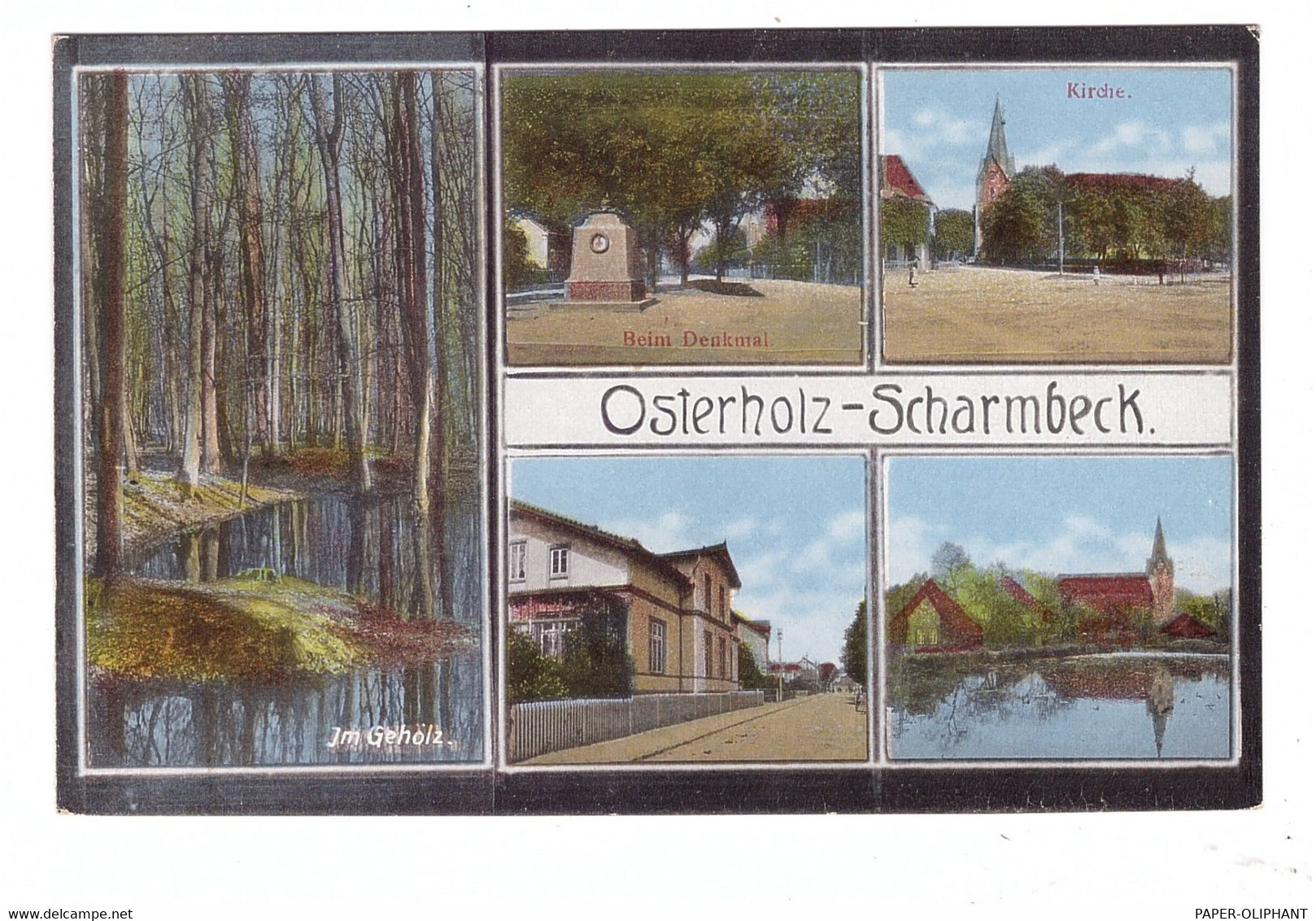 2860 OSTERHOLZ - SCHARMBECK, Kirche, Denkmal, Gehölz... - Osterholz-Schambeck