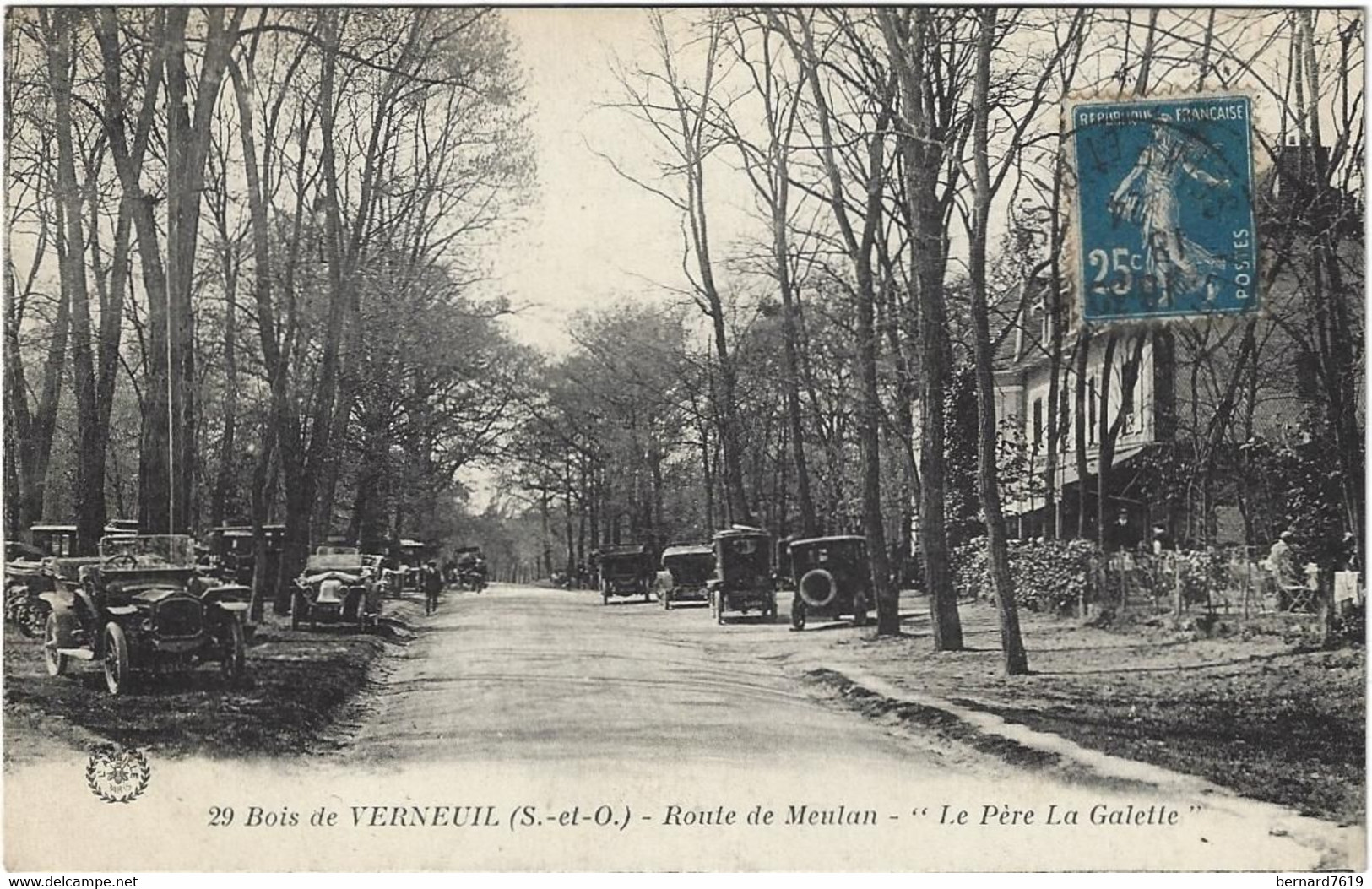 78  Verneuil Sur Seine    - Bois De Verneuil  -  Route De Meulan   Le Pere La Galette - Verneuil Sur Seine