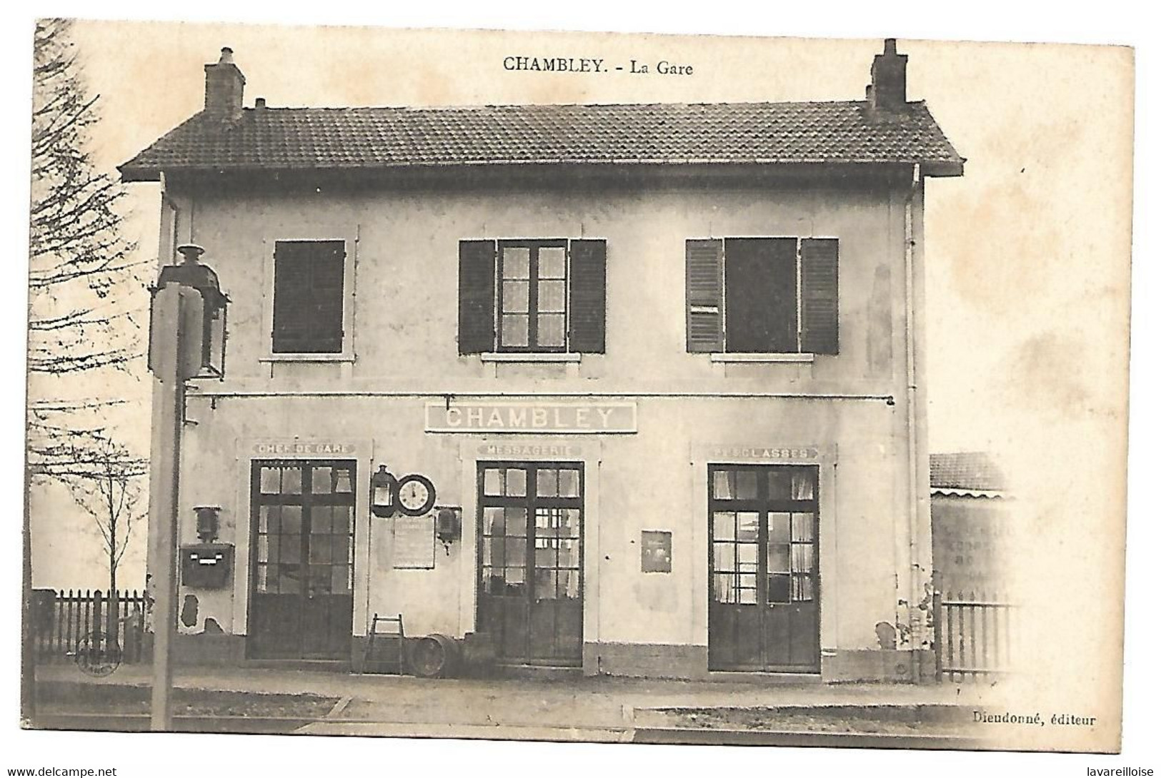 CPA 54 CHAMBLEY LA GARE SUPERBE GROS PLAN RARE BELLE CARTE !! - Chambley Bussieres