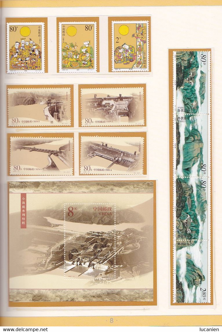 Chine Année Complète 2002 ** -Timbres - Blocs - 28 Photos - Voir Descriptif -