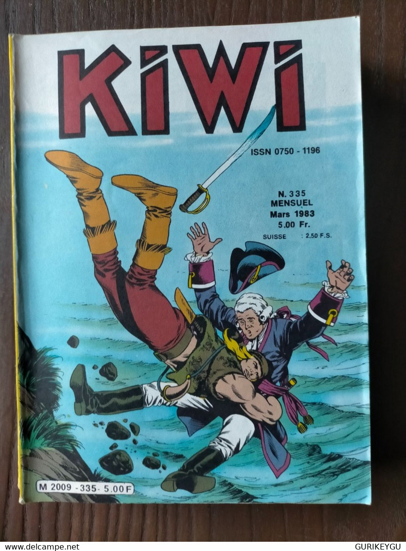 Bd KIWI N° 335 LUG  BLEK LE ROC  10/03/1983 Le Petit Trappeur - Kiwi