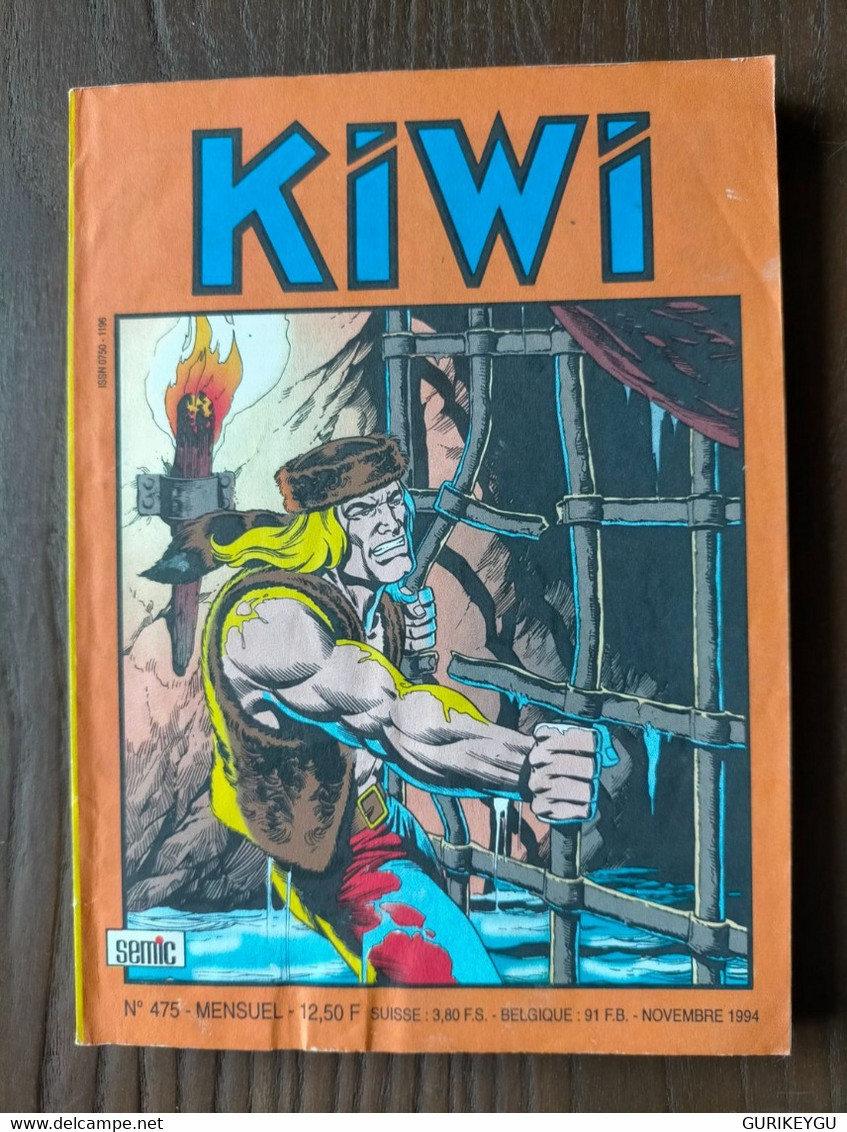 Bd KIWI N° 475 LUG  BLEK LE ROC  10/11/1994 Le Petit Trappeur - Kiwi