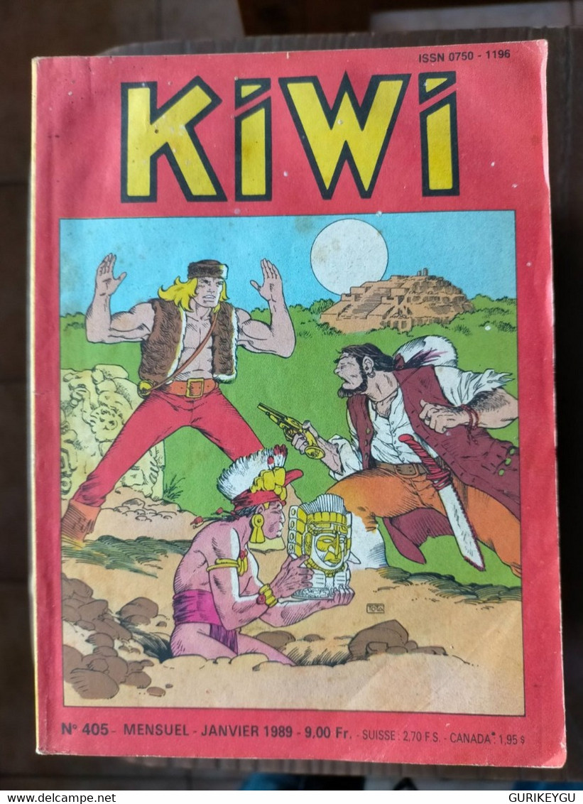 Bd KIWI N° 405 LUG  BLEK LE ROC  10/01/1989 Le Petit Trappeur - Kiwi