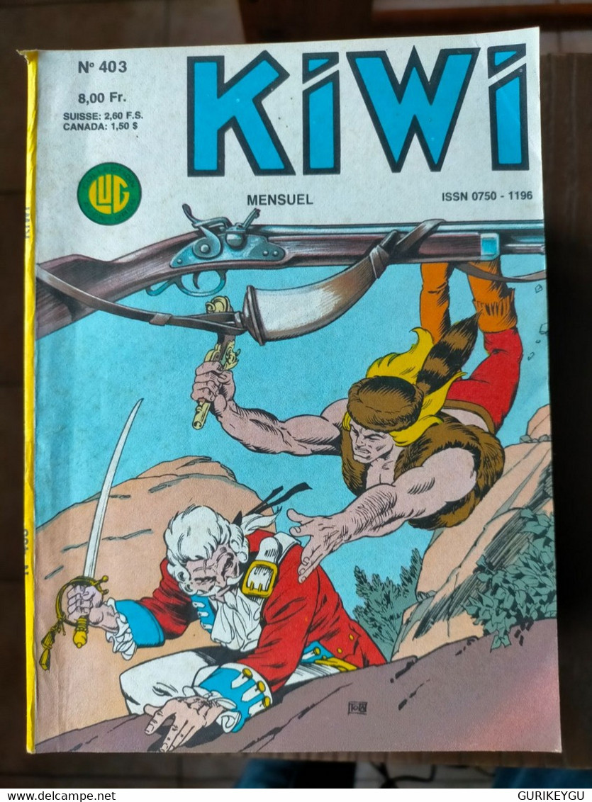 Bd KIWI N° 403 LUG  BLEK LE ROC  10/11/1988 Le Petit Trappeur - Kiwi