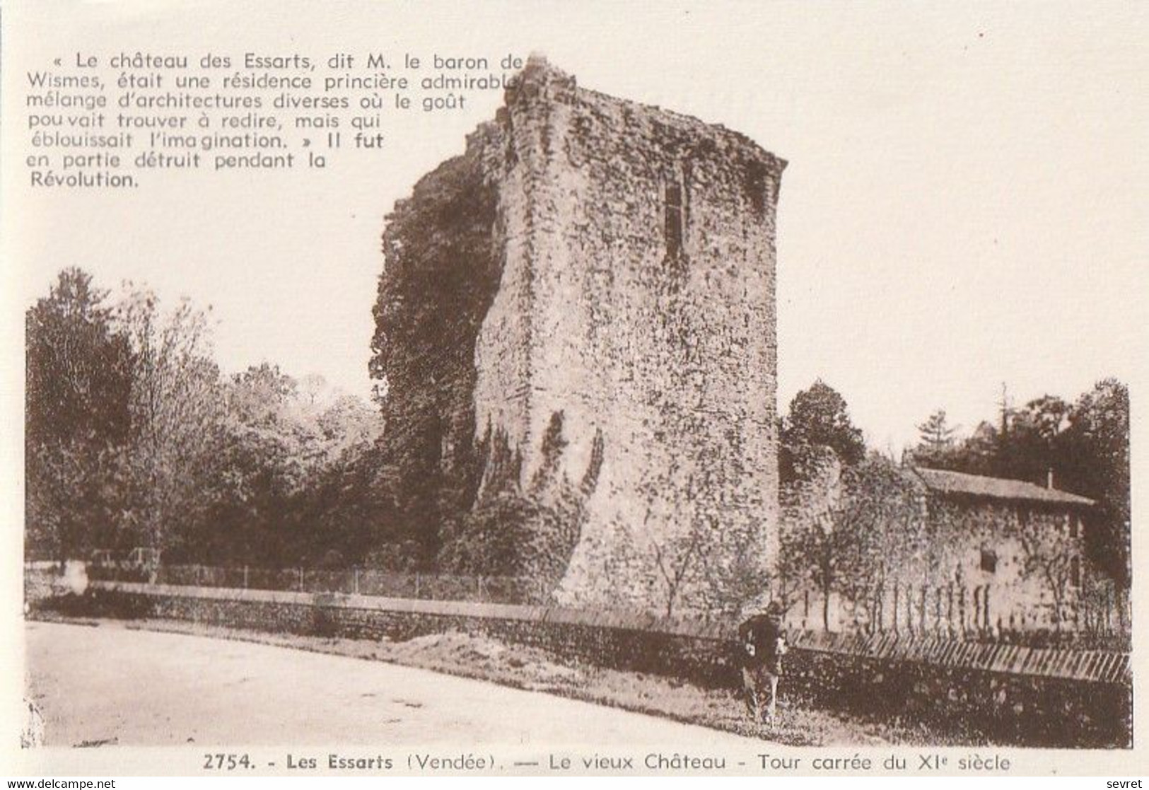 LES ESSARTS. -  Le Vieux Château - Tour Carrée Du XIè Siècle - Les Essarts